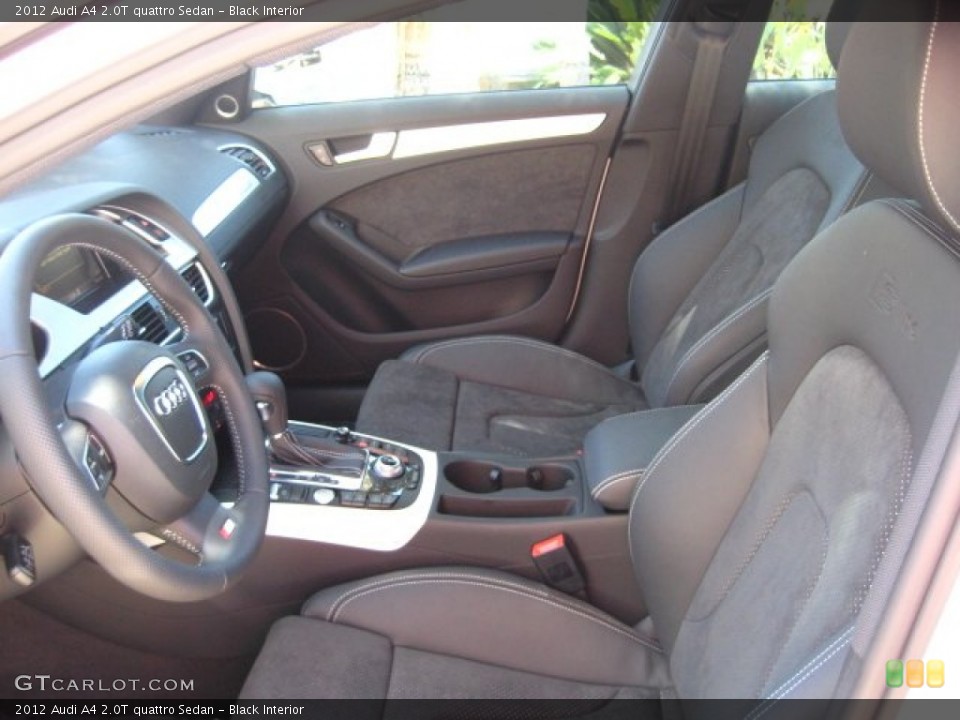 Black Interior Photo for the 2012 Audi A4 2.0T quattro Sedan #52522554