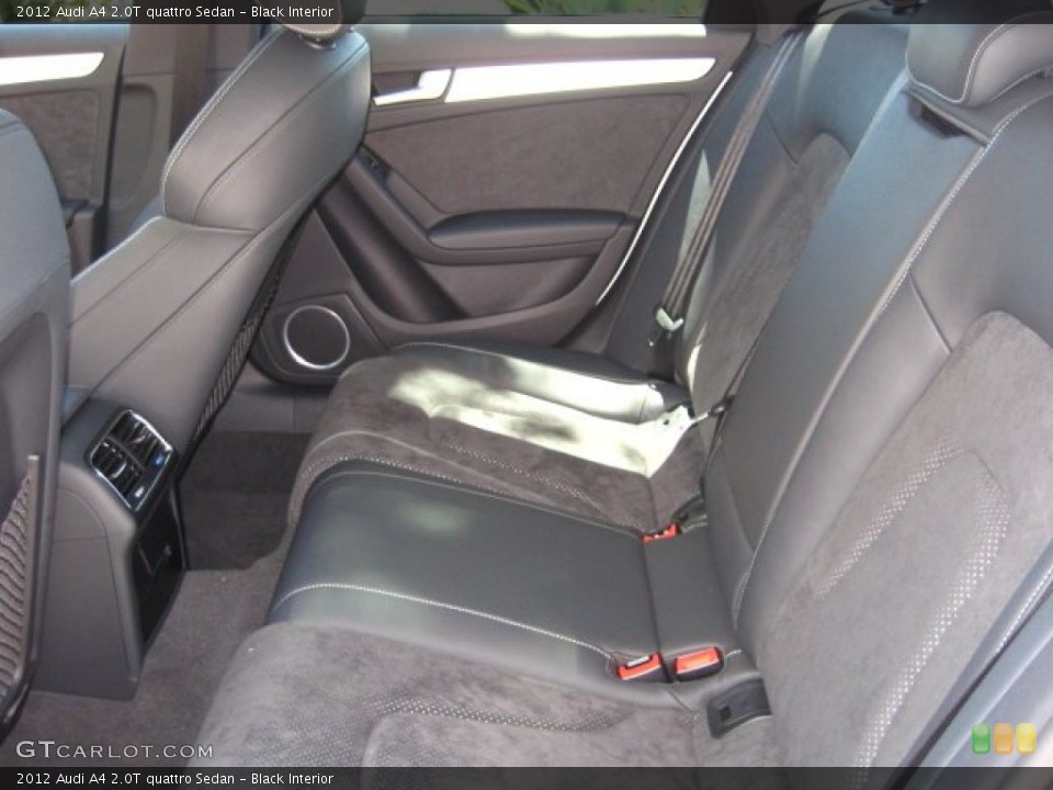 Black Interior Photo for the 2012 Audi A4 2.0T quattro Sedan #52522599