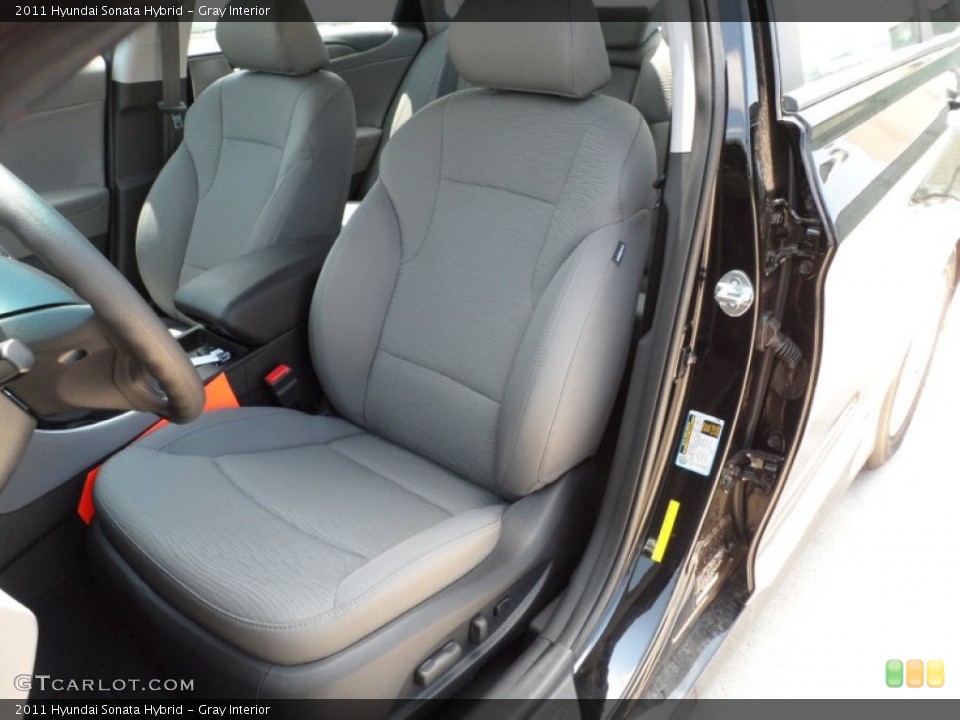 Gray Interior Photo for the 2011 Hyundai Sonata Hybrid #52522698