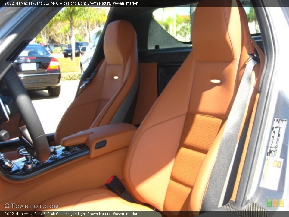 designo Light Brown Natural Woven Interior Photo for the 2012 Mercedes-Benz SLS AMG #52523067