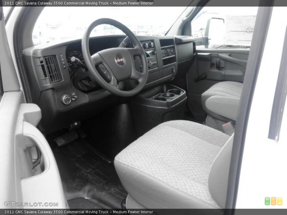 Medium Pewter Interior Photo for the 2011 GMC Savana Cutaway 3500 Commercial Moving Truck #52523967