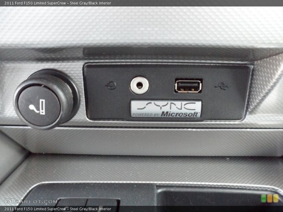 Steel Gray/Black Interior Controls for the 2011 Ford F150 Limited SuperCrew #52524087