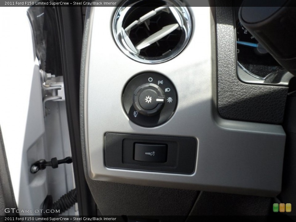 Steel Gray/Black Interior Controls for the 2011 Ford F150 Limited SuperCrew #52524180