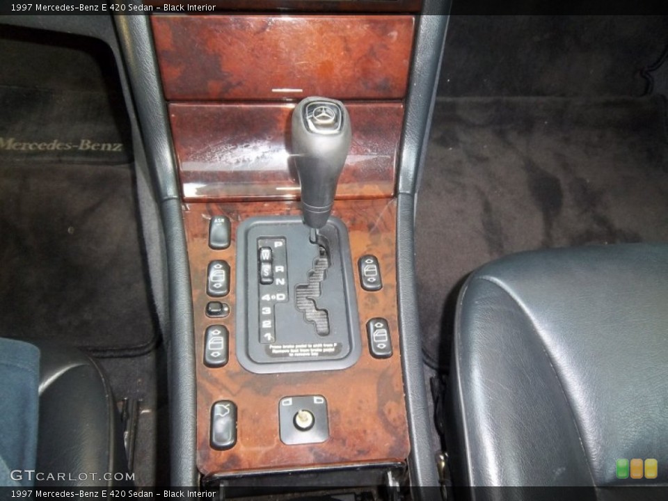 Black Interior Transmission for the 1997 Mercedes-Benz E 420 Sedan #52526940