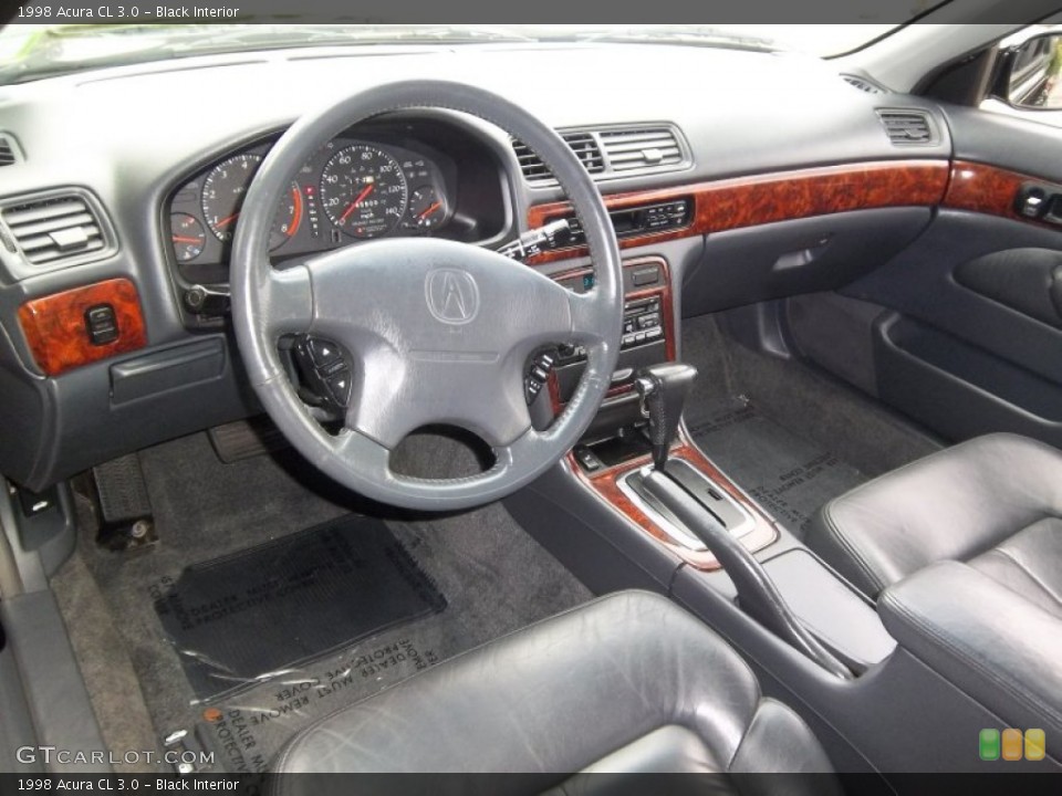 Black 1998 Acura CL Interiors