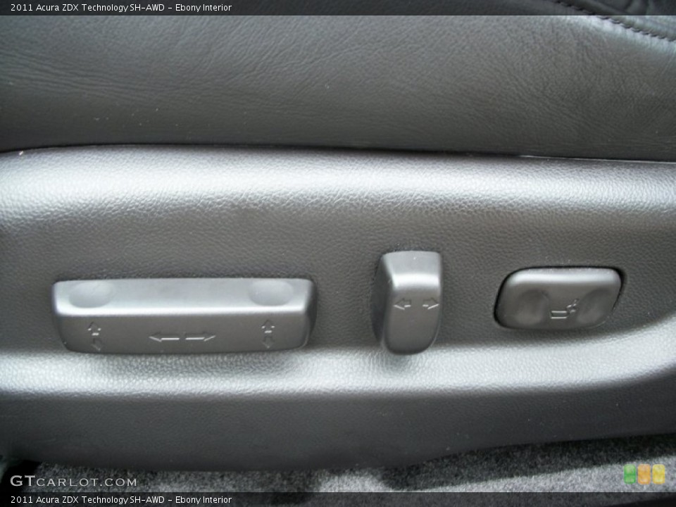 Ebony Interior Controls for the 2011 Acura ZDX Technology SH-AWD #52529403