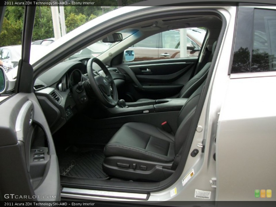 Ebony Interior Photo for the 2011 Acura ZDX Technology SH-AWD #52529430