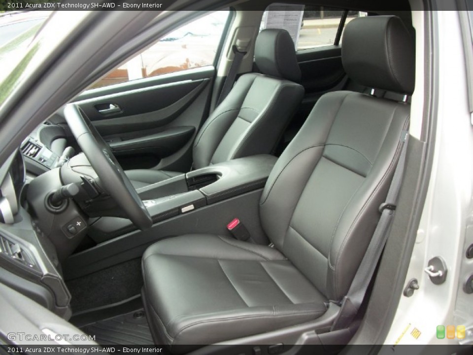 Ebony Interior Photo for the 2011 Acura ZDX Technology SH-AWD #52529445