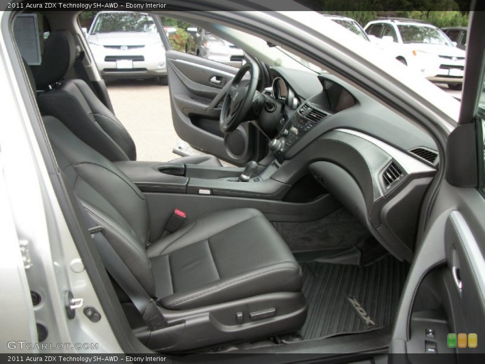 Ebony Interior Photo for the 2011 Acura ZDX Technology SH-AWD #52529460
