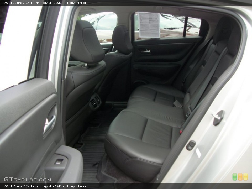 Ebony Interior Photo for the 2011 Acura ZDX Technology SH-AWD #52529487