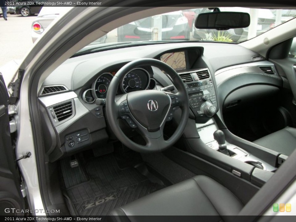 Ebony Interior Dashboard for the 2011 Acura ZDX Technology SH-AWD #52529499