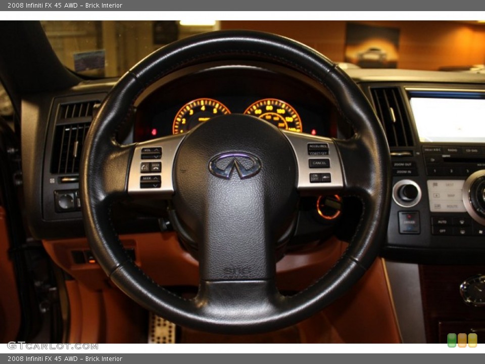 Brick Interior Steering Wheel for the 2008 Infiniti FX 45 AWD #52530939