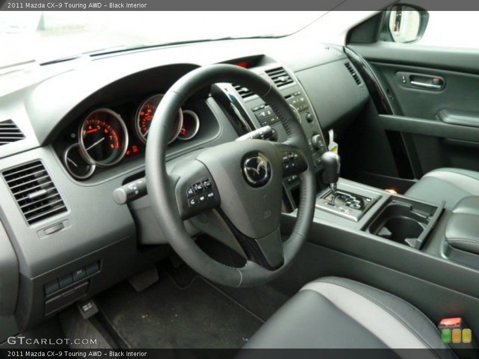 Black Interior Photo for the 2011 Mazda CX-9 Touring AWD #52531296