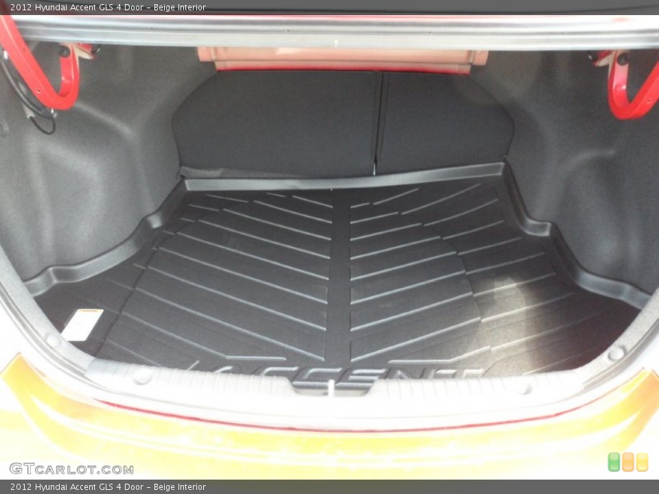 Beige Interior Trunk for the 2012 Hyundai Accent GLS 4 Door #52531302