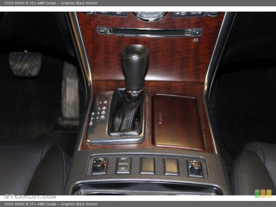 Graphite Black Interior Transmission for the 2009 Infiniti M 35x AWD Sedan #52531359