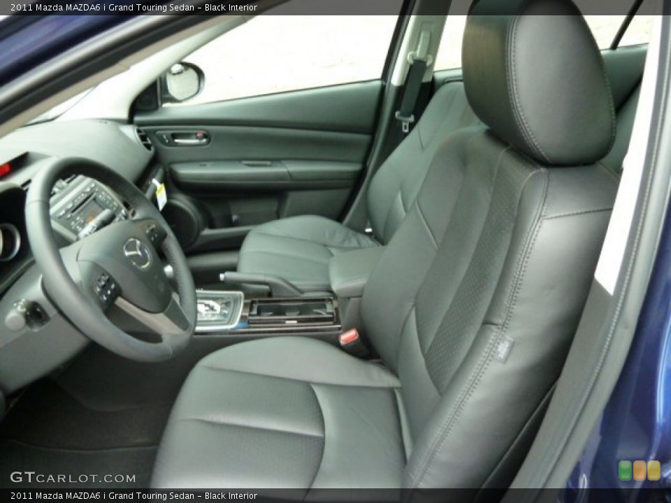 Black Interior Photo for the 2011 Mazda MAZDA6 i Grand Touring Sedan #52531767