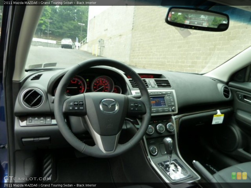 Black Interior Dashboard for the 2011 Mazda MAZDA6 i Grand Touring Sedan #52531797