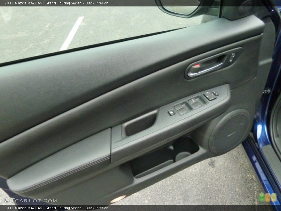 Black Interior Door Panel for the 2011 Mazda MAZDA6 i Grand Touring Sedan #52531824