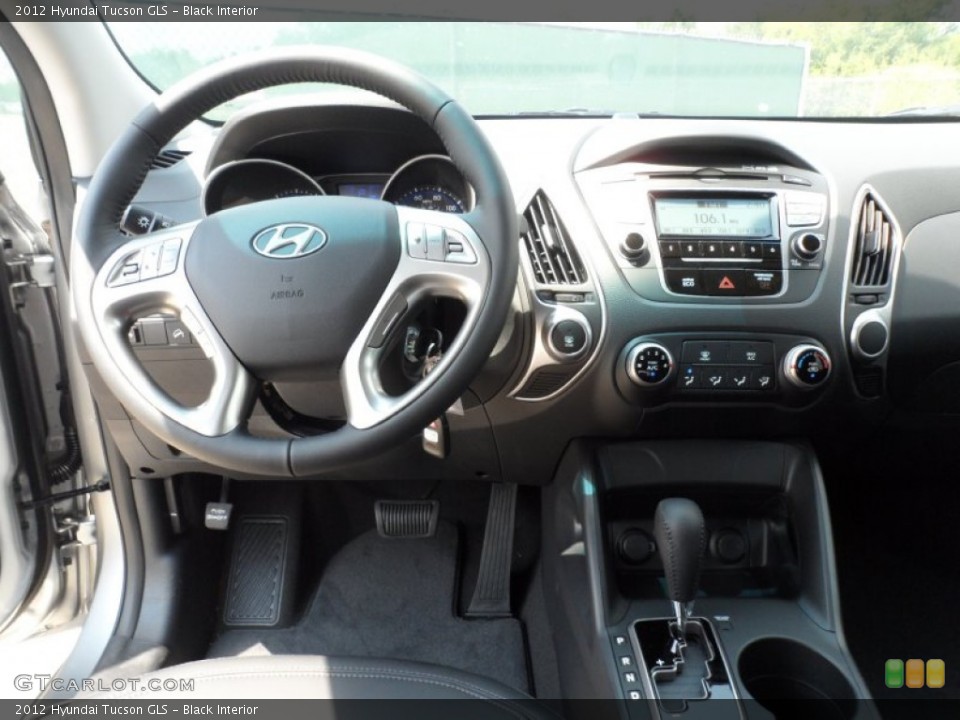 Black Interior Dashboard for the 2012 Hyundai Tucson GLS #52532586