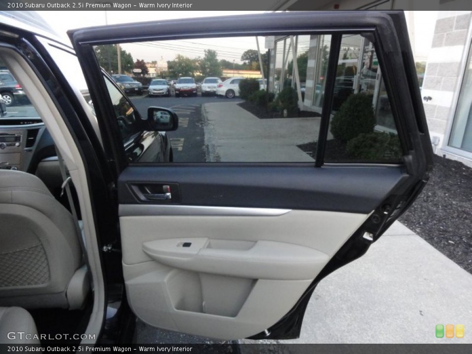 Warm Ivory Interior Door Panel for the 2010 Subaru Outback 2.5i Premium Wagon #52533243