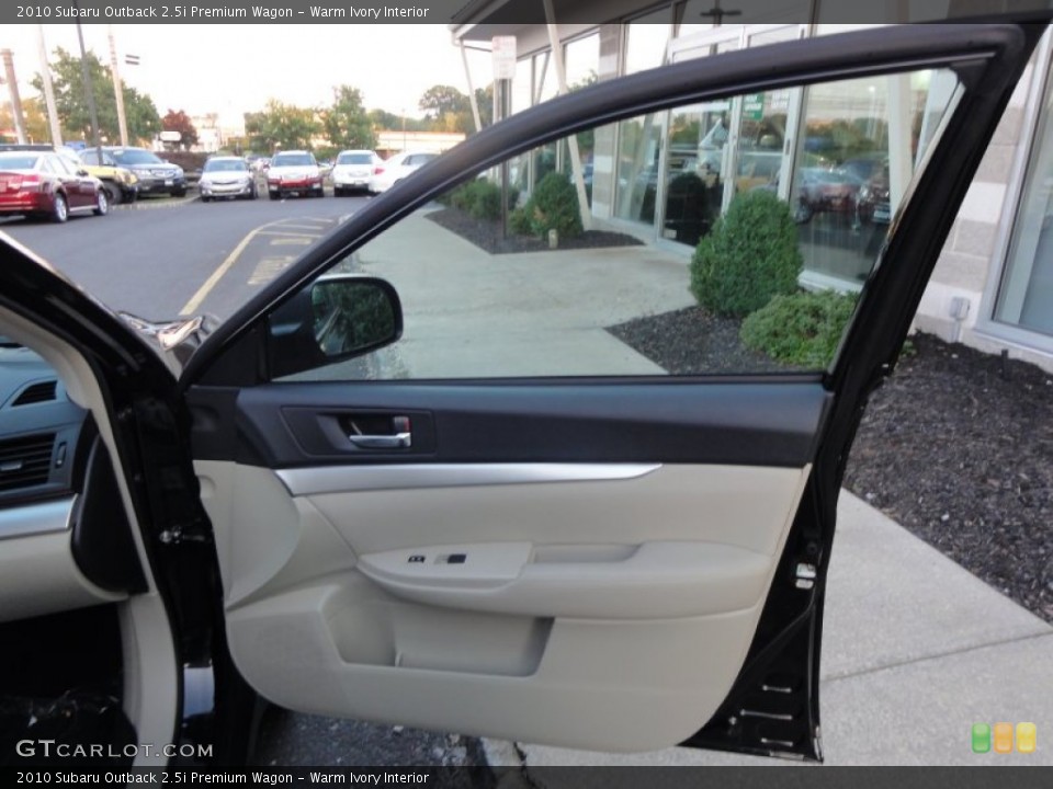 Warm Ivory Interior Door Panel for the 2010 Subaru Outback 2.5i Premium Wagon #52533291