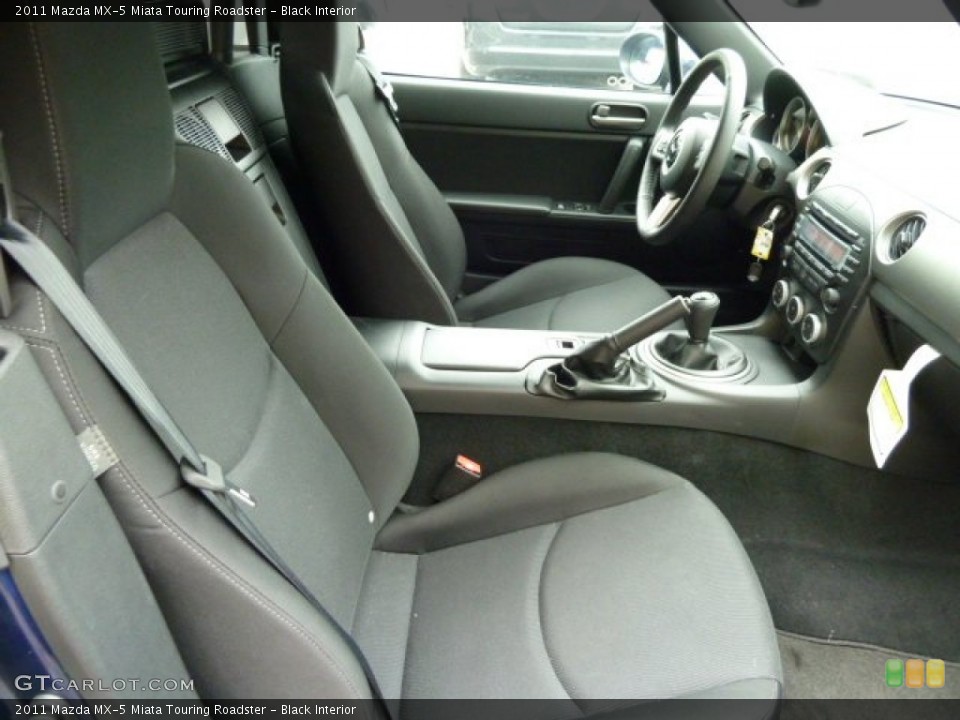 Black Interior Photo for the 2011 Mazda MX-5 Miata Touring Roadster #52533516