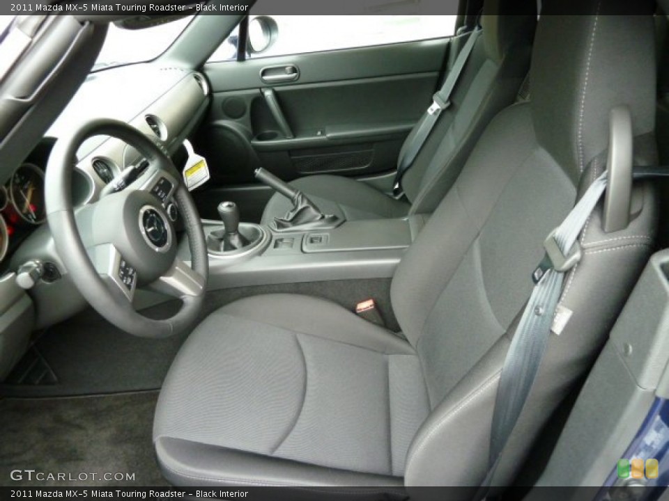 Black Interior Photo for the 2011 Mazda MX-5 Miata Touring Roadster #52533558