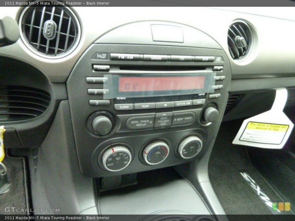 Black Interior Controls for the 2011 Mazda MX-5 Miata Touring Roadster #52533624