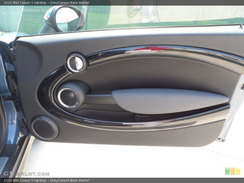 Grey/Carbon Black Interior Door Panel for the 2010 Mini Cooper S Hardtop #52533951