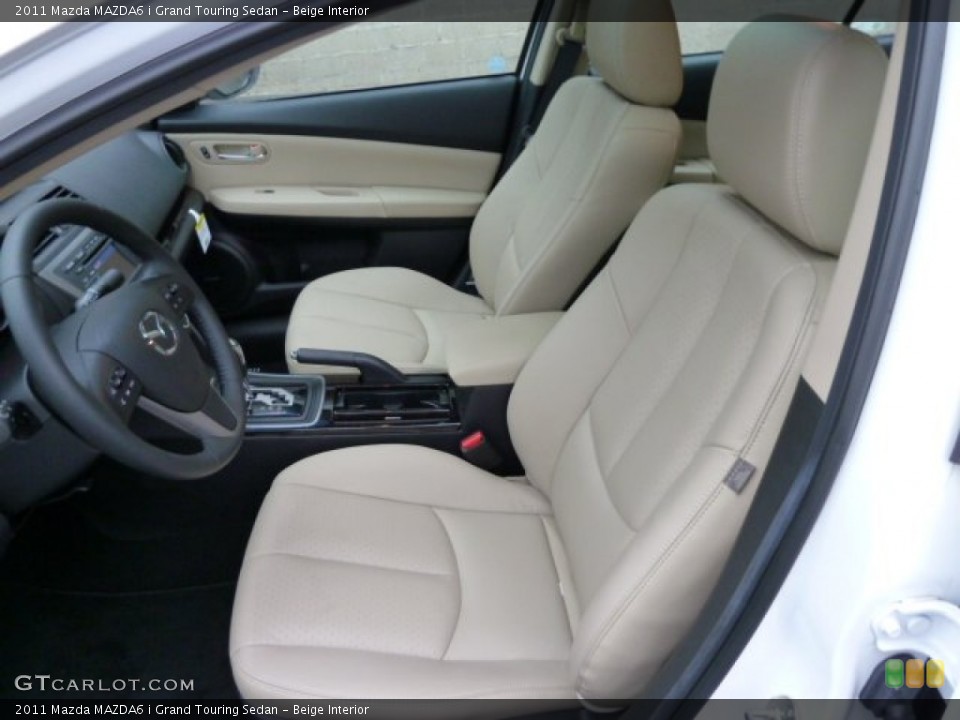 Beige Interior Photo for the 2011 Mazda MAZDA6 i Grand Touring Sedan #52534068