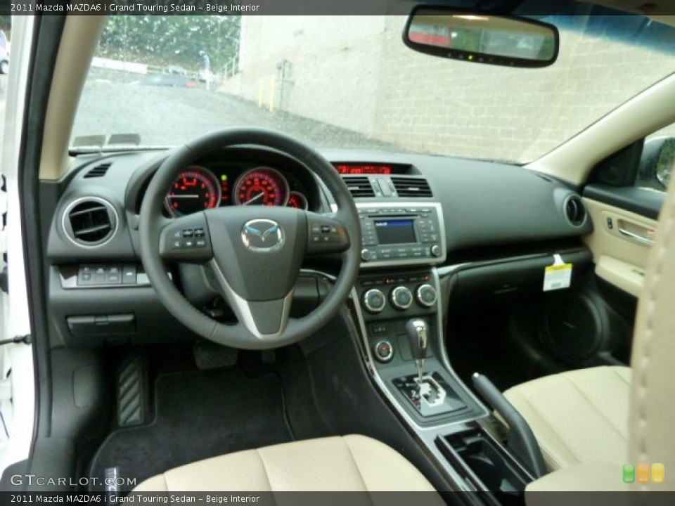 Beige Interior Photo for the 2011 Mazda MAZDA6 i Grand Touring Sedan #52534098