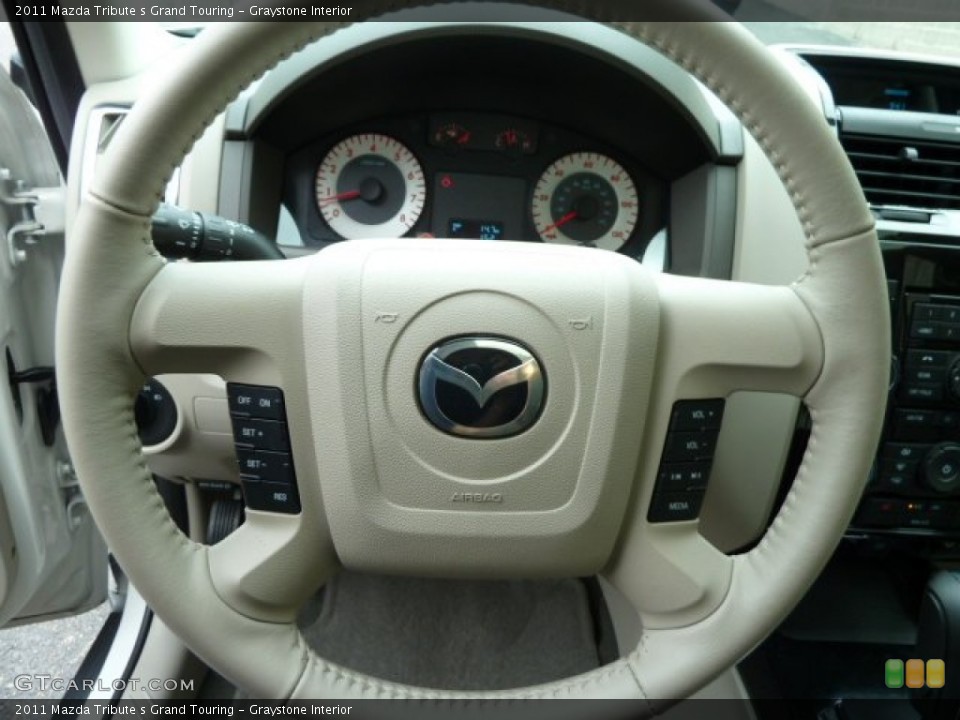 Graystone Interior Steering Wheel for the 2011 Mazda Tribute s Grand Touring #52534782