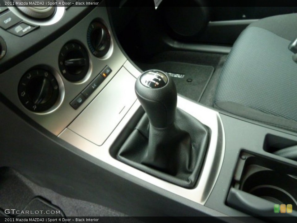 Black Interior Transmission for the 2011 Mazda MAZDA3 i Sport 4 Door #52535064