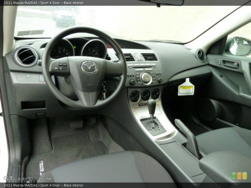 Black Interior Photo for the 2011 Mazda MAZDA3 i Sport 4 Door #52536111