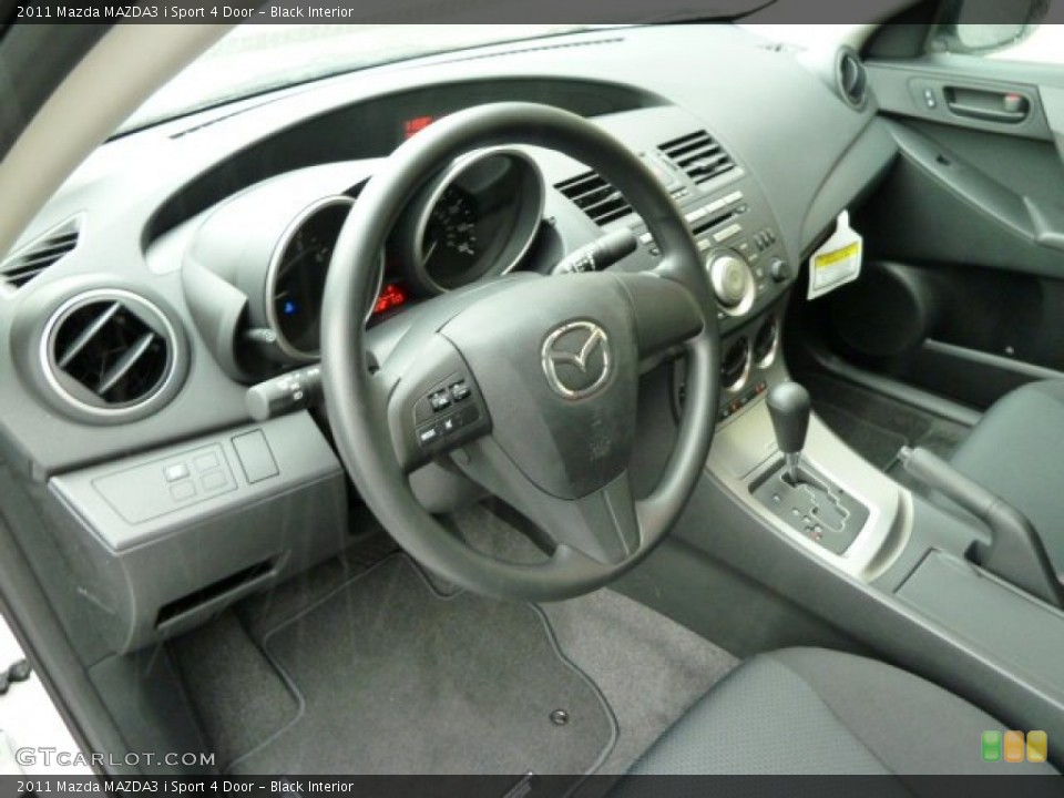 Black Interior Photo for the 2011 Mazda MAZDA3 i Sport 4 Door #52536150