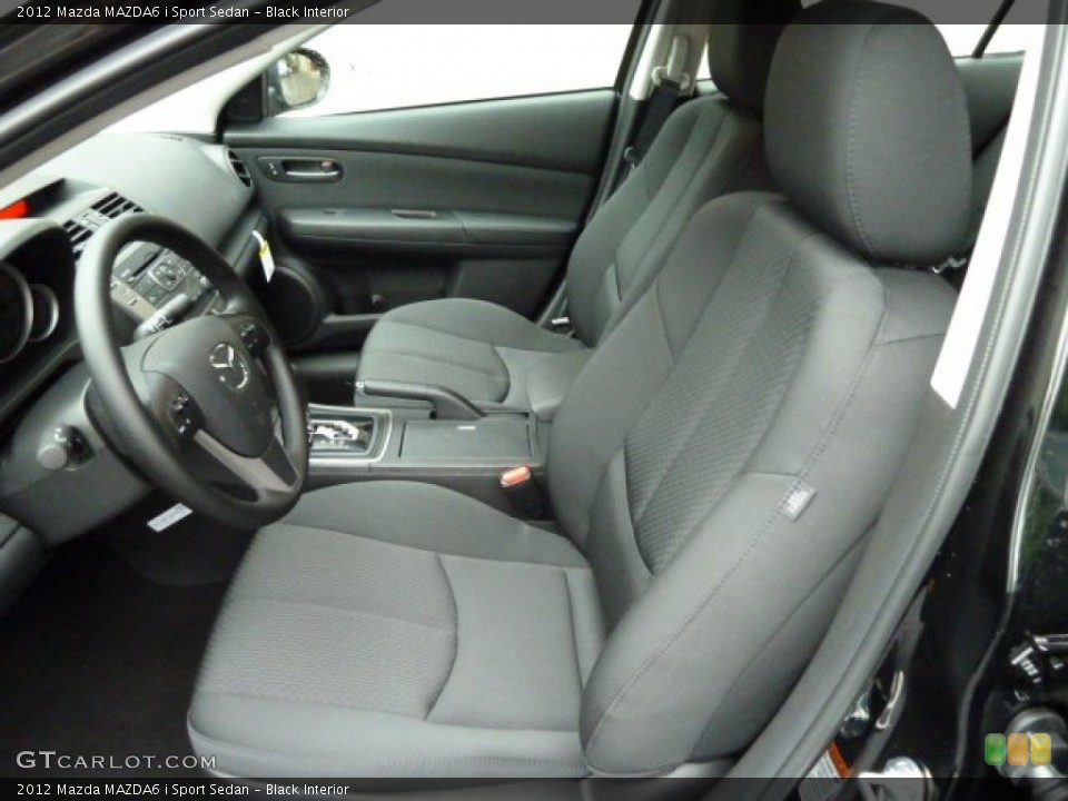Black Interior Photo for the 2012 Mazda MAZDA6 i Sport Sedan #52537818