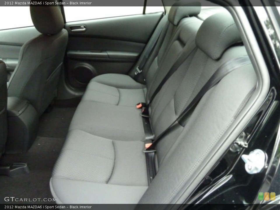 Black Interior Photo for the 2012 Mazda MAZDA6 i Sport Sedan #52537833