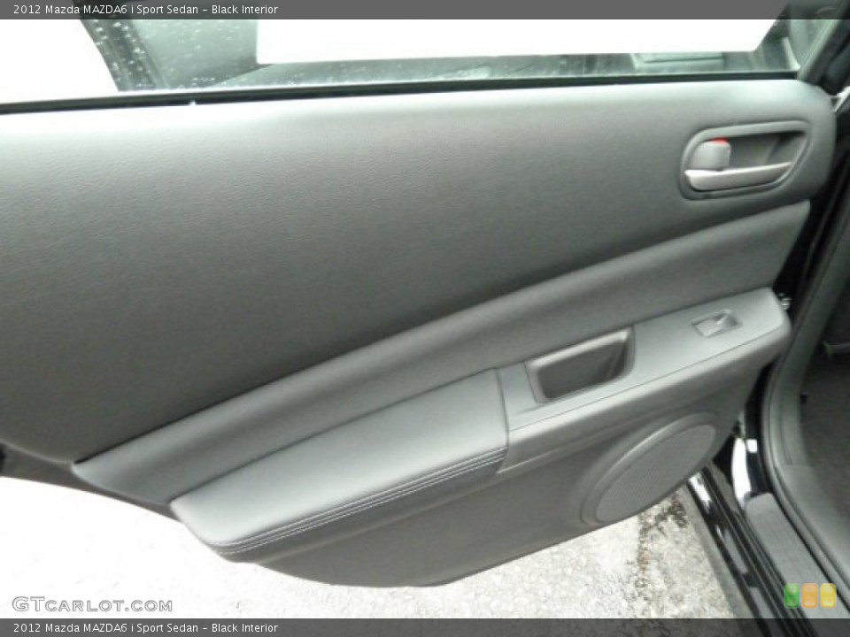 Black Interior Door Panel for the 2012 Mazda MAZDA6 i Sport Sedan #52537863