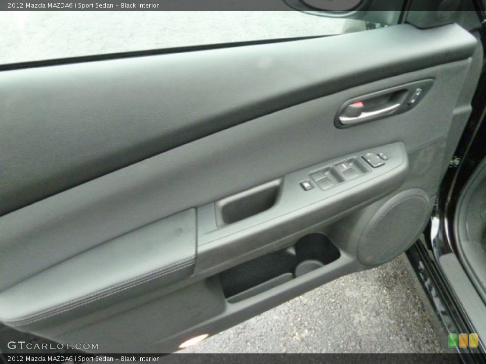 Black Interior Door Panel for the 2012 Mazda MAZDA6 i Sport Sedan #52537872