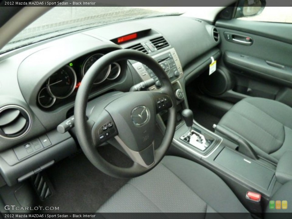 Black Interior Photo for the 2012 Mazda MAZDA6 i Sport Sedan #52537887
