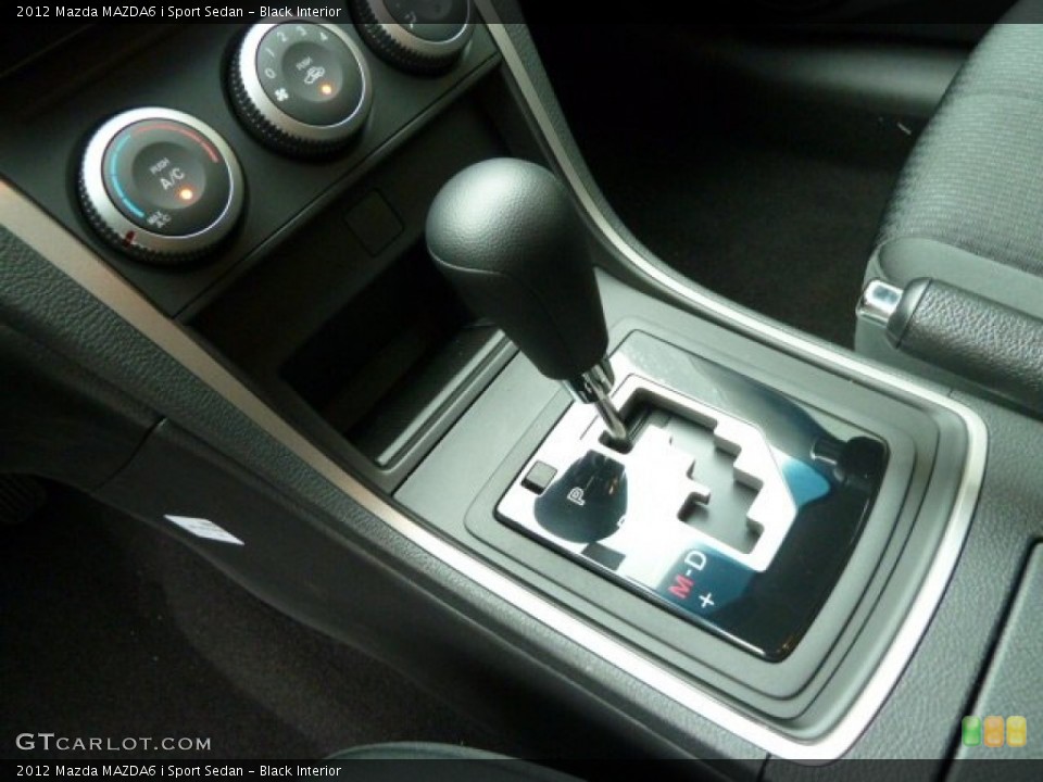Black Interior Transmission for the 2012 Mazda MAZDA6 i Sport Sedan #52537908