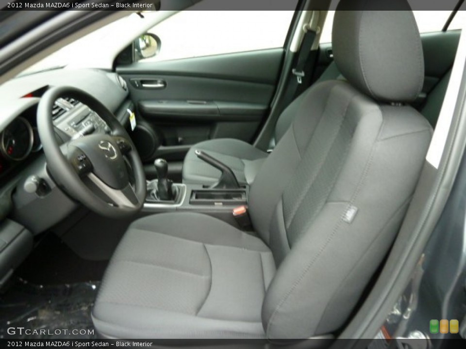 Black Interior Photo for the 2012 Mazda MAZDA6 i Sport Sedan #52538088
