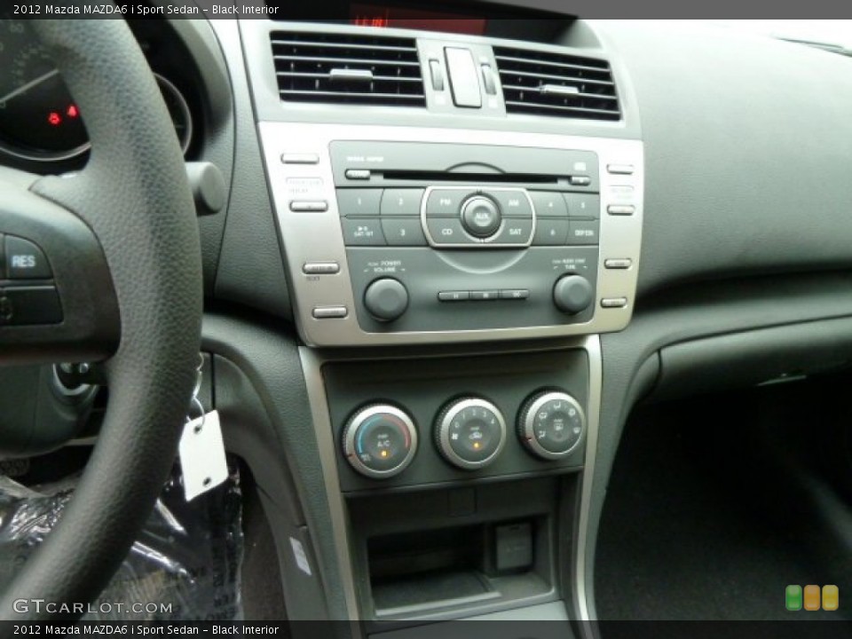 Black Interior Controls for the 2012 Mazda MAZDA6 i Sport Sedan #52538205