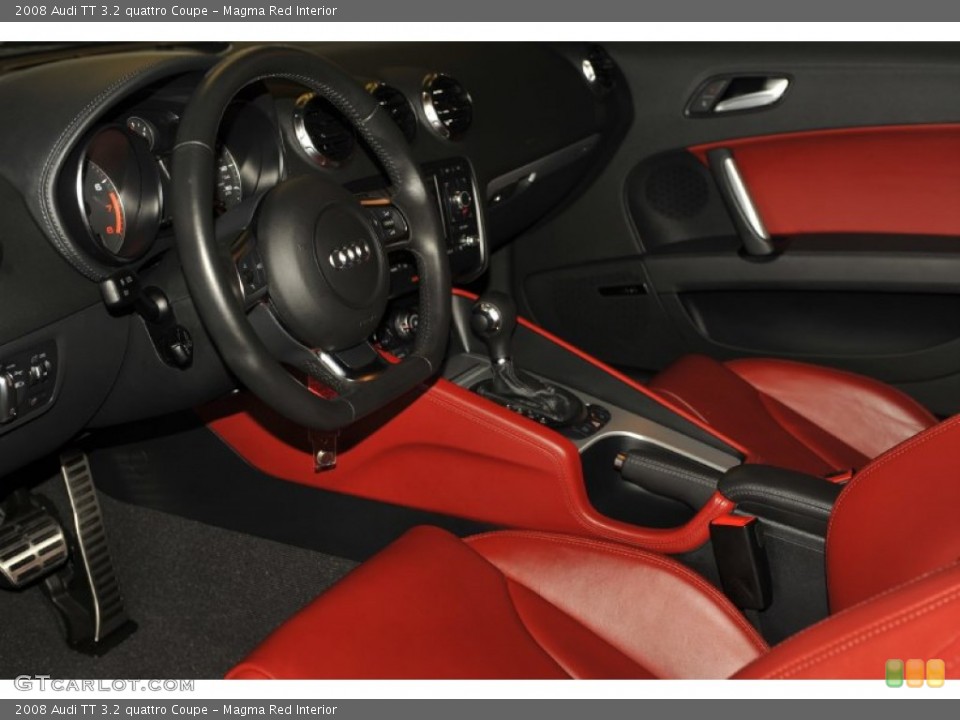 Magma Red Interior Photo for the 2008 Audi TT 3.2 quattro Coupe #52540335
