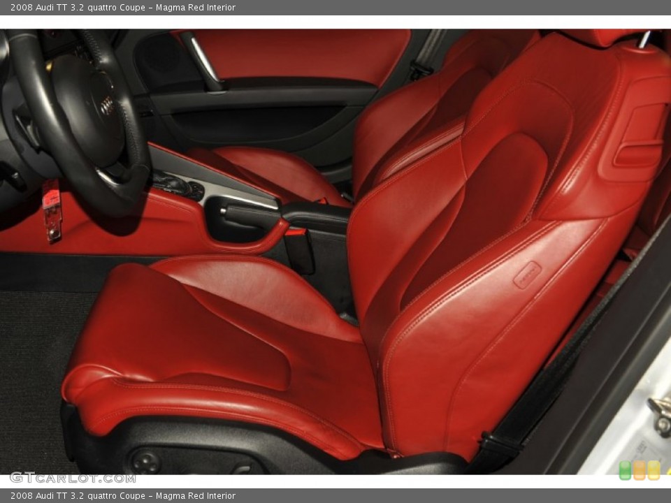 Magma Red Interior Photo for the 2008 Audi TT 3.2 quattro Coupe #52540341