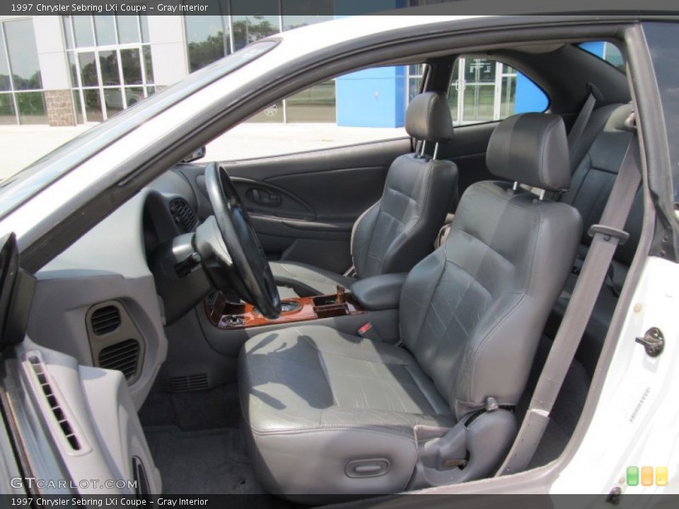 Gray Interior Photo for the 1997 Chrysler Sebring LXi Coupe #52540416