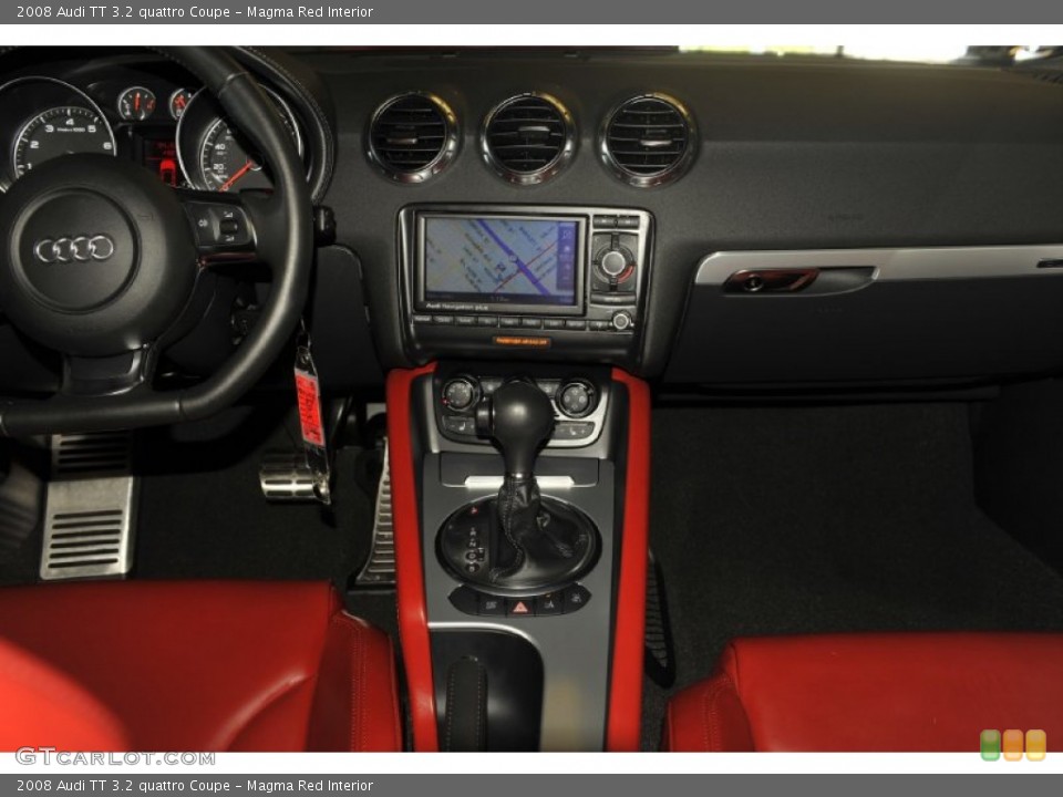 Magma Red Interior Dashboard for the 2008 Audi TT 3.2 quattro Coupe #52540493