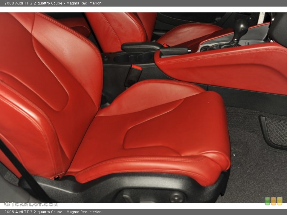 Magma Red Interior Photo for the 2008 Audi TT 3.2 quattro Coupe #52540530
