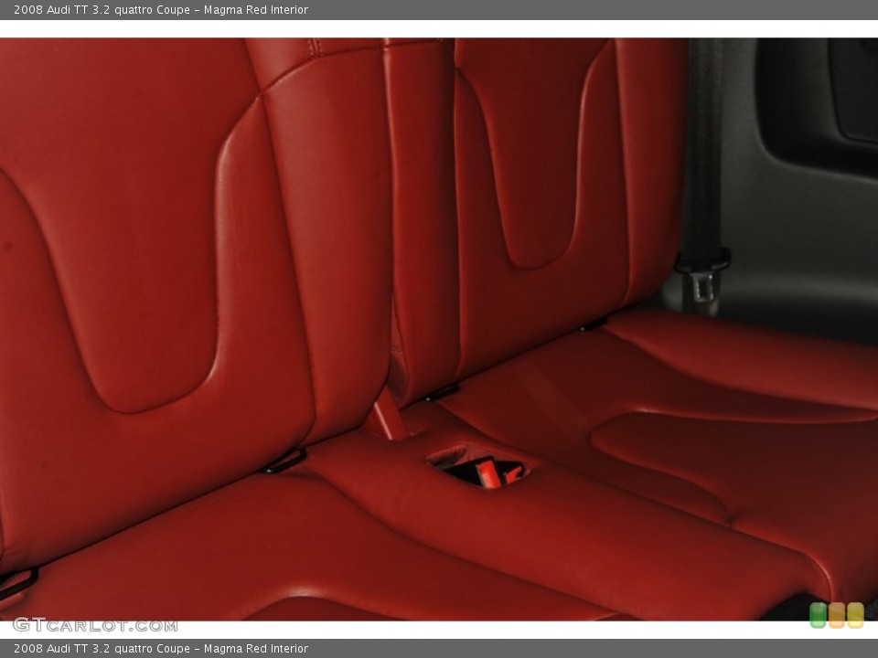 Magma Red Interior Photo for the 2008 Audi TT 3.2 quattro Coupe #52540551