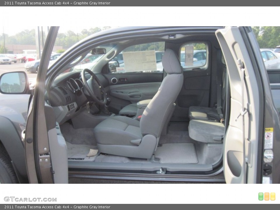 Graphite Gray Interior Photo for the 2011 Toyota Tacoma Access Cab 4x4 #52540863